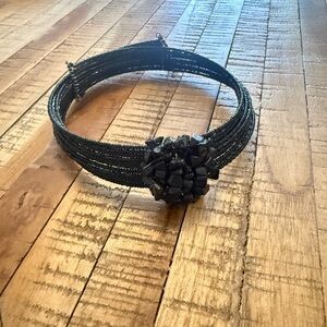 Black Beaded Statement Choker